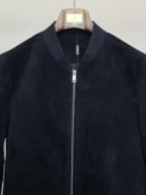 wholesale quality zegna suede leather coat model no. 31